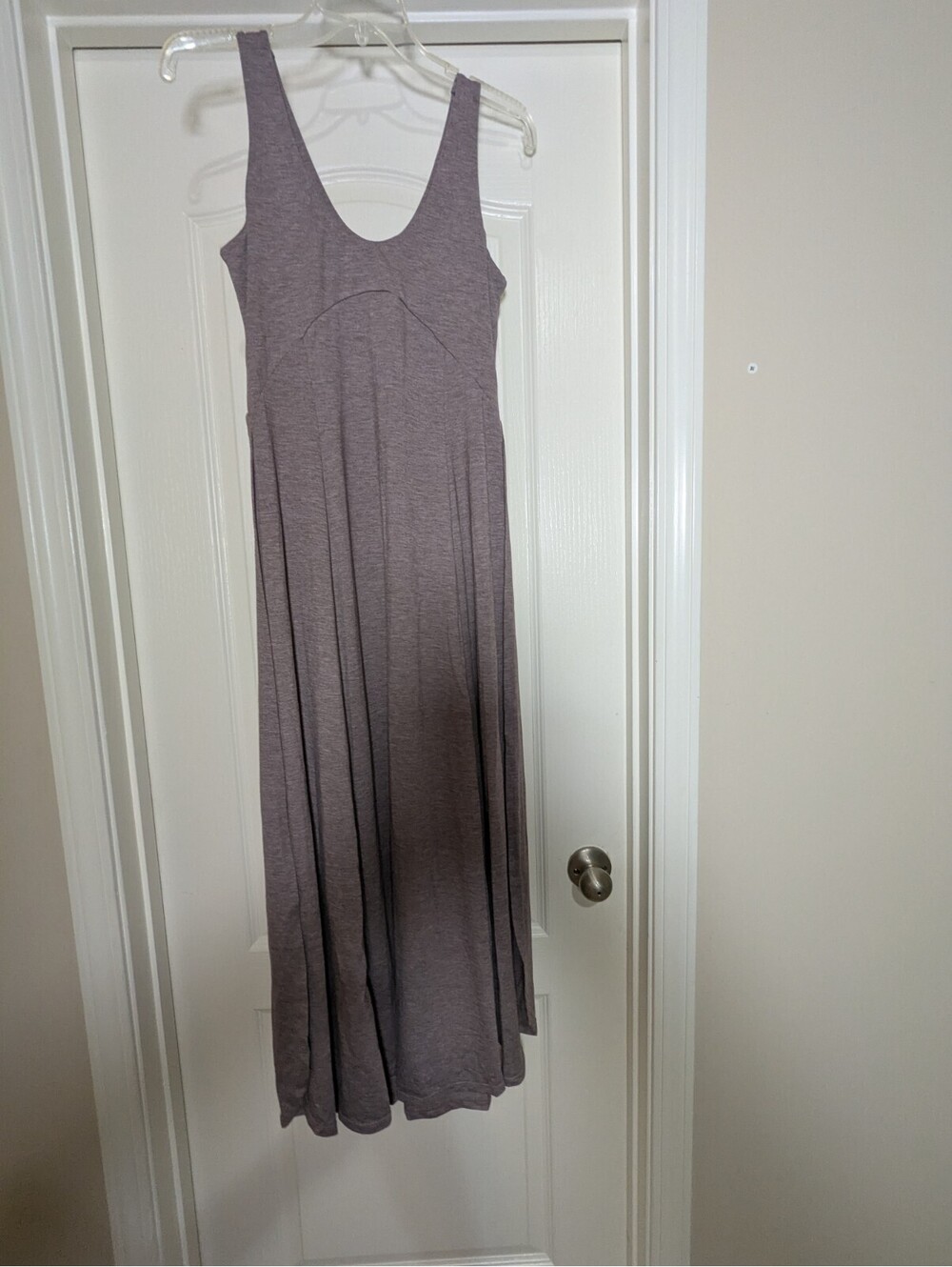 Halara Tank Dress Maxi Women's Purple  Split On Both Sides Jersey Knit Size XS
